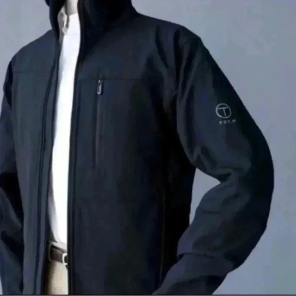 Tech by Tumi Jacket Black Water Resistant S - Picture 1 of 11